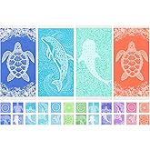 Widdonen Turkish Beach Towel Quick Dry Absorbent Cotton Lightweight Thin Bathroom Bath Pool Swim Towels Extra Large Oversized Sand Free Beach Accessories Essentials Stuff Cloud Gift for Adults