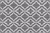 SHACOS Dirt Trapper Door Mat 80x120 cm Non-Slip Indoor Outdoor Grey view 8