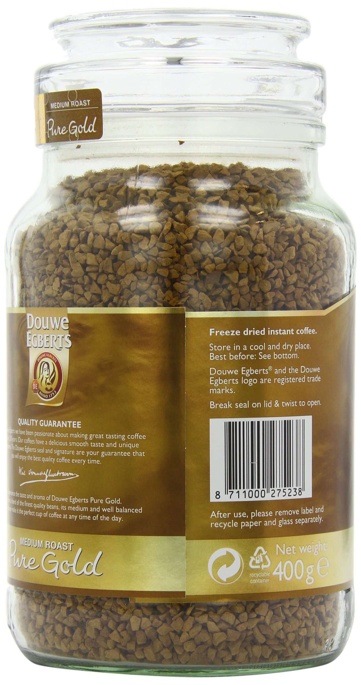 Douwe Egberts Pure Gold Instant Coffee 400g Buy Online in Colombia at