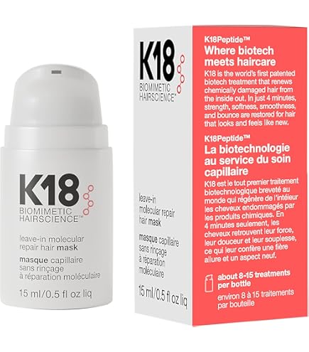 Amazon.com: K18 Detox & Repair Bundle - Leave-In Repair Hair Mask