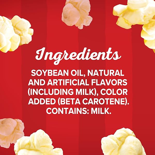 ORVILLE REDENBACHER’S MOVIE THEATER BUTTER FLAVORED TOPPING OIL, 13 FL OZ.
