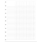 BetterNote CLASSROOM CHECKLIST Inserts 11-Disc Teacher Pages LARGE Single | Roster, Premium 118GSM Paper, Refills Fit Disc-bound Planners like Happy Planner, Cloth &amp; Paper, Arc, TUL, Made in USA