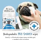 BUGALUGS Wrinkle Care Wipes 100 Count - Biodegradable Dog Wipes view 5