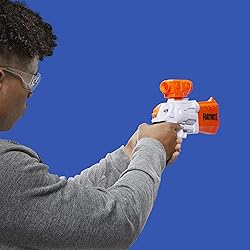 NERF Fortnite SR Blaster - 4-Dart Hammer Action