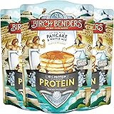 Performance Protein Pancake and Waffle Mix with Whey Protein by Birch Benders, 10 Grams Protein Per Serving, 1 Pound (Pack of