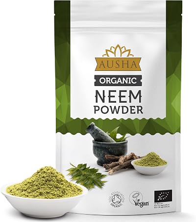 Ausha Organic Neem Powder 200g UK Soil Association Certified Organic