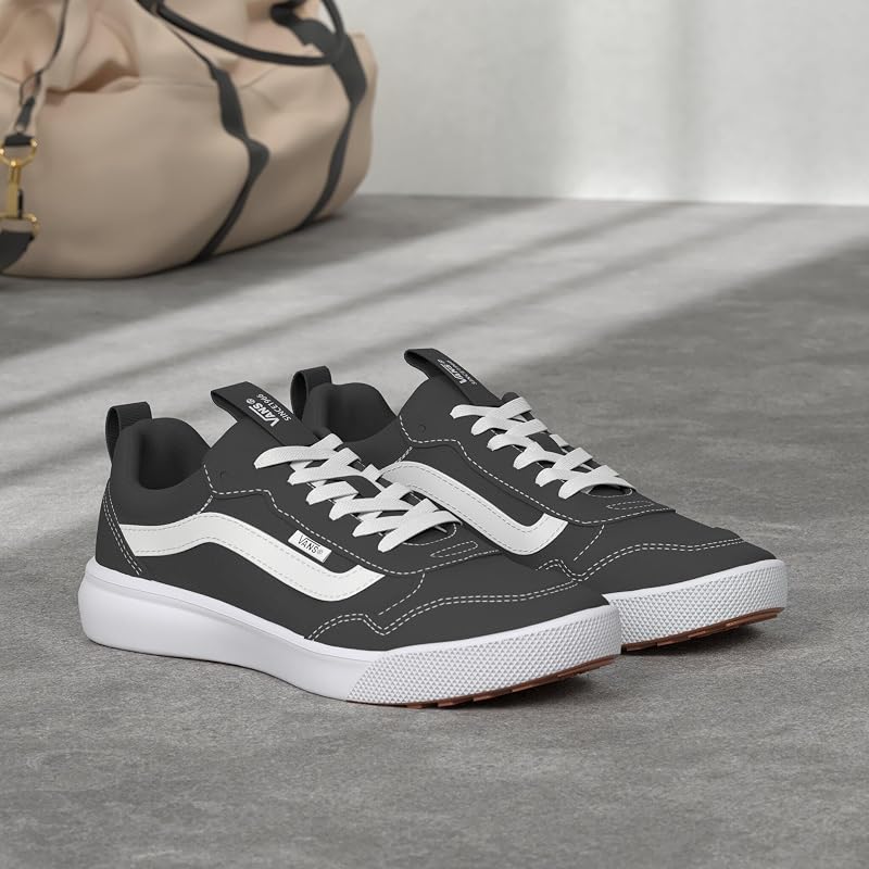 Vans range exp, calçados esportivos masculinos, preto (camurça/lona/preto/branco), 42 eu