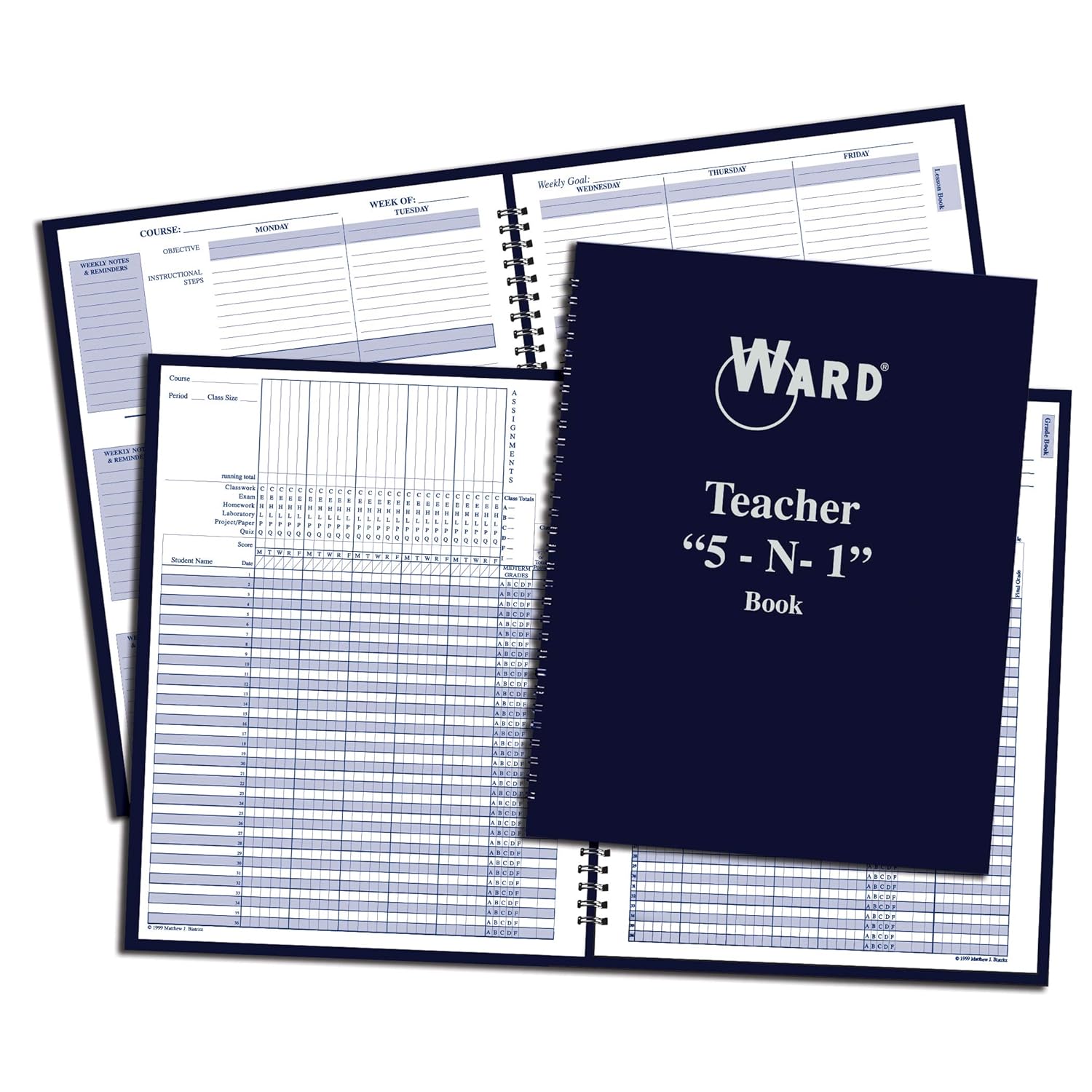 Teacher Plan Book And Gradebook Amazon Com Teacher Lesson Plan And
