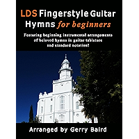 LDS Fingerstyle Guitar Hymns for Beginners book cover