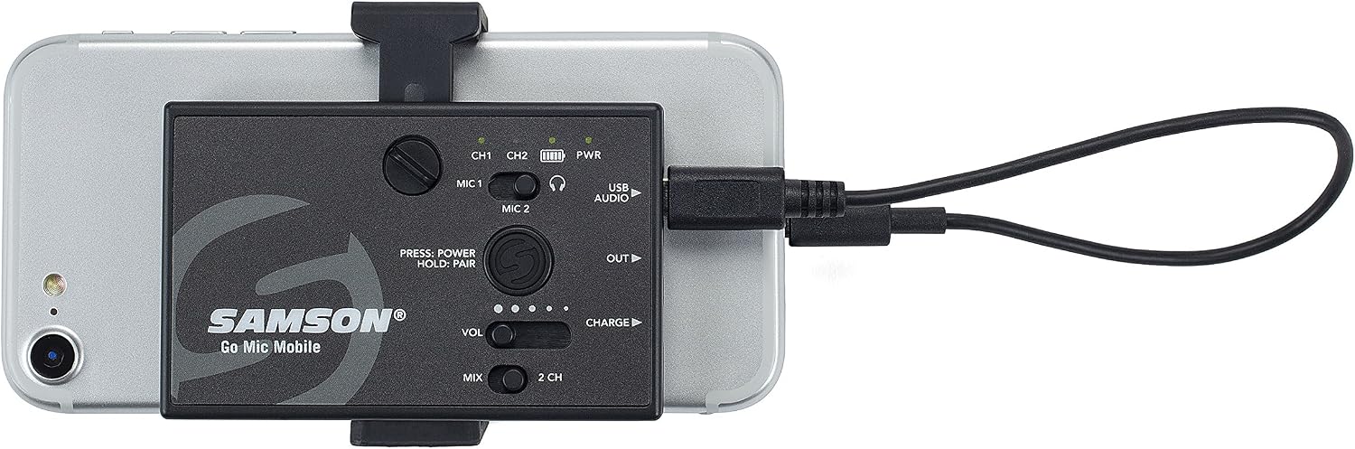 SAMSON Go Mic Mobile - Lavalier Digital Radio Microphone System, Black - Image 3