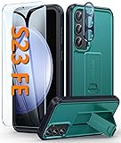 FNTCASE for Samsung Galaxy S23-FE Case: Military