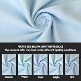 Encasa XO Ice Blue Cloth Napkins Set of 12 17x17 Cotton Dinner Napkins view 4