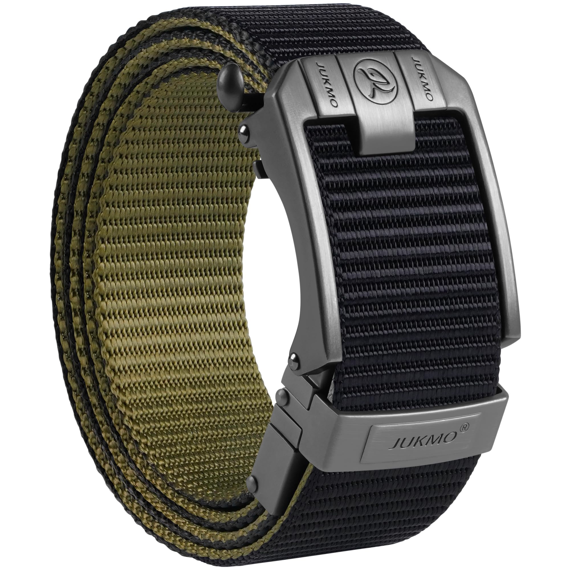JUKMO Men's Reversible Ratchet Belt - 2 Styles in
