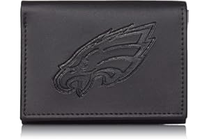 Team Sports America NFL Tri-Fold Wallet, Black
