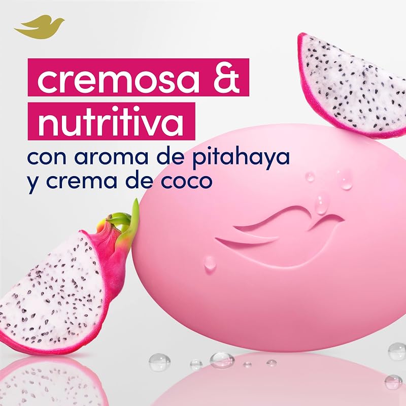 Sabonete em barra Dragon Fruit para rosto, corpo e mãos, 90 g