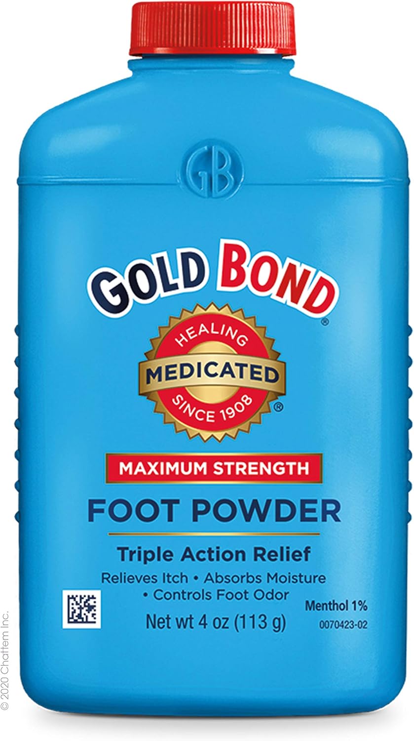 Gold Bond Maximum Strength Foot Powder 4 Ounce: Health & Personal Care