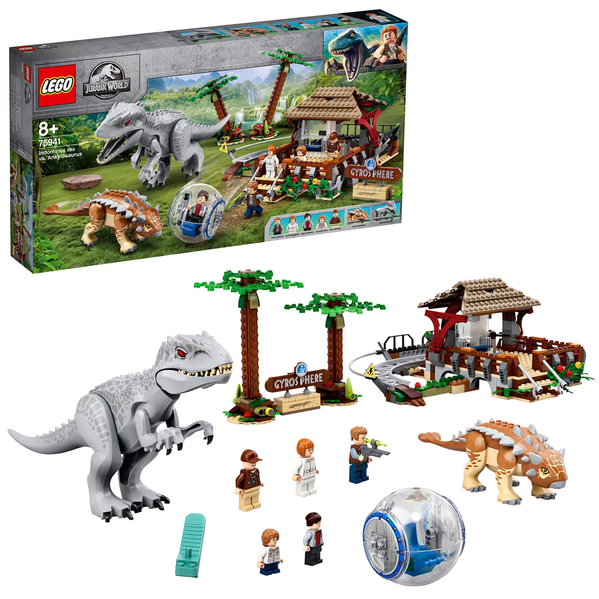 jurassic world lego dinosaur figures