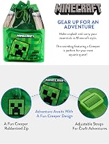 Minecraft Swimming Bag Creeper Boys Swim Bag Children Backpack Green view 6