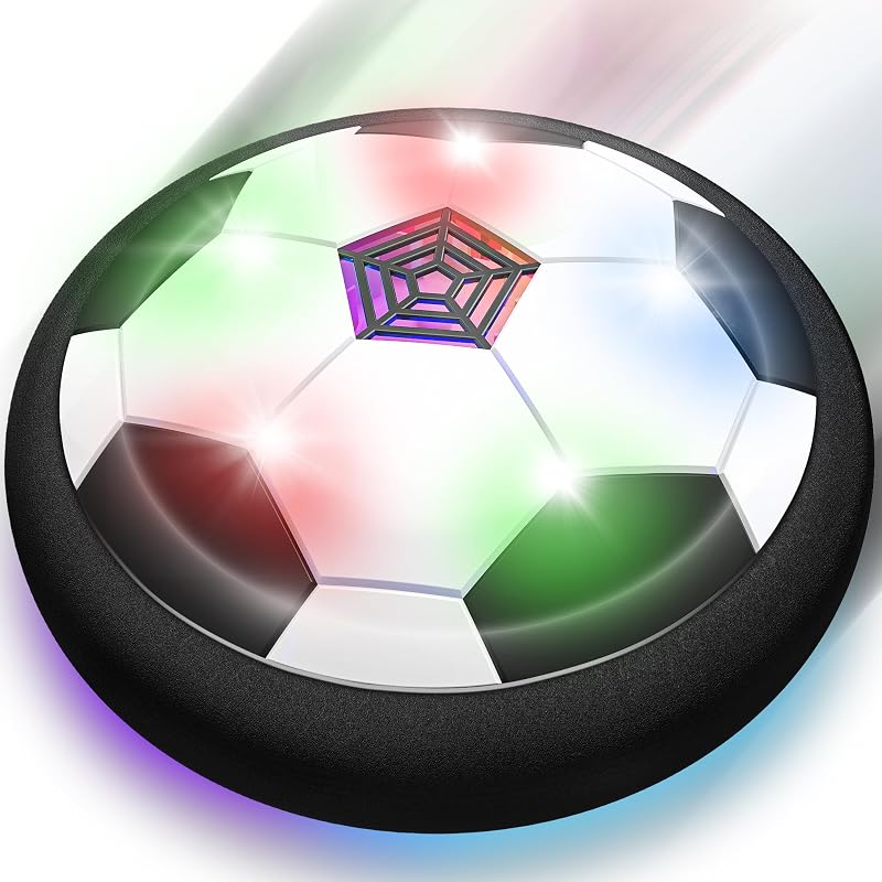 SIMPIM Air Power Training Ball Game LED Lighted Football for Kids 3-12
