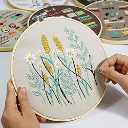 CYANFOUR 6 Stage Embroidery Kit for Beginners