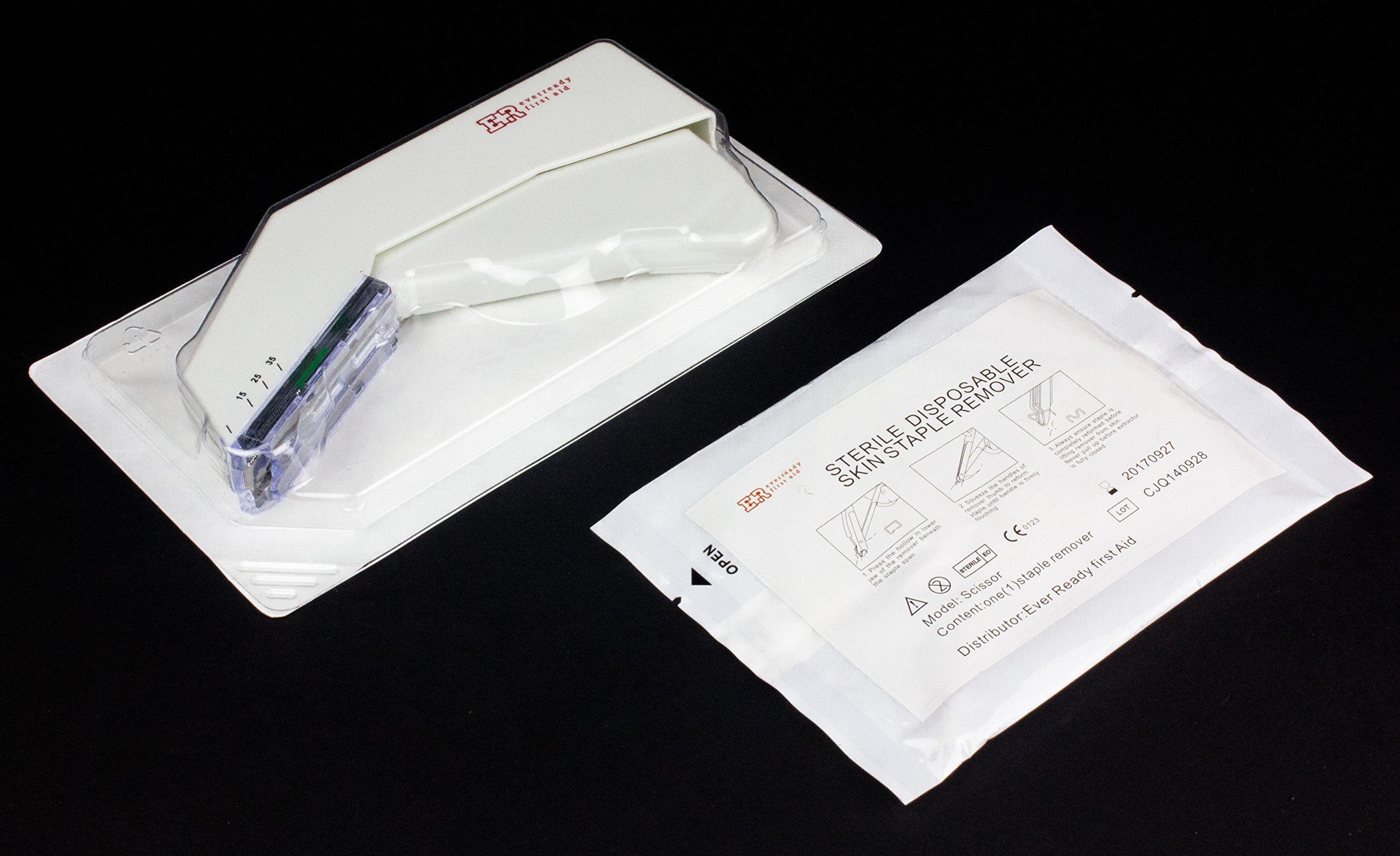 Ever Ready First Aid Sterile Disposable Surgical Skin Stapler with