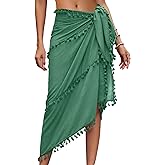 Eicolorte Sarong Cover Up Womens Beach Cover Up Bikini Bathing Suit Swimsuit Swimwear Coverup Sarong Pareo Wraps for Women