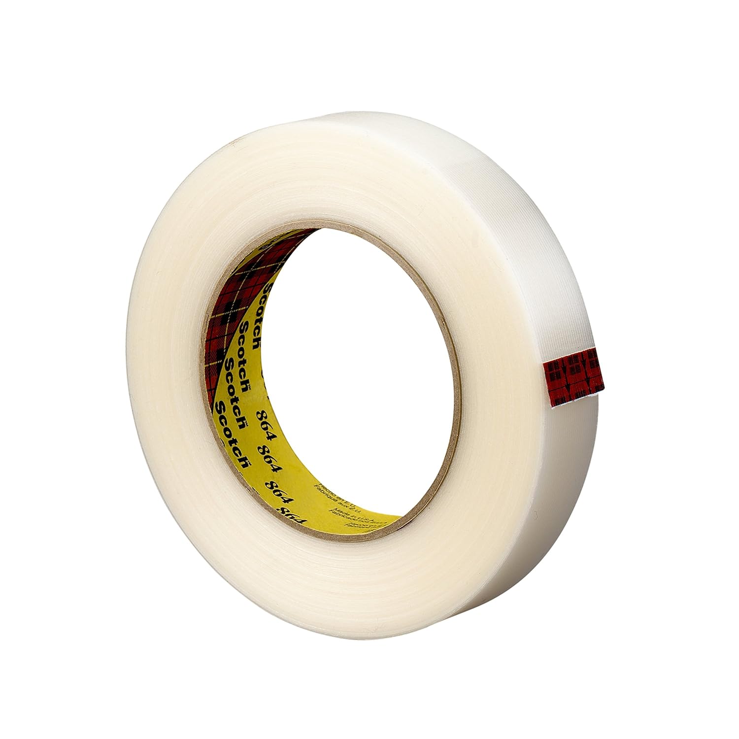Reinforced Strapping Tape 864 24 mm x 55 M, 0.94" Wide, 60.14 yd