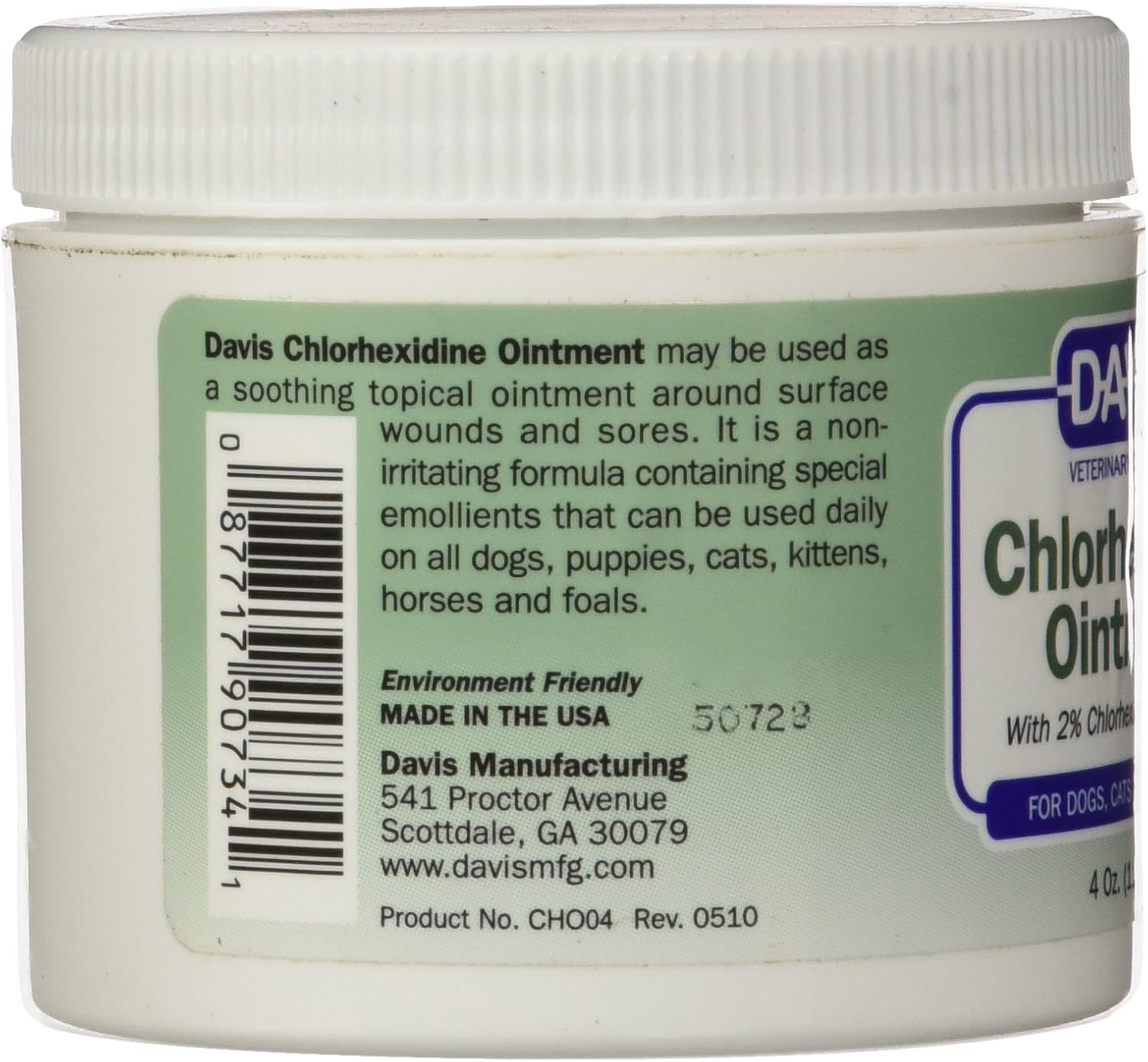 Davis 2% Chlorhexidine Ointment, 4 oz : Pet Supplies