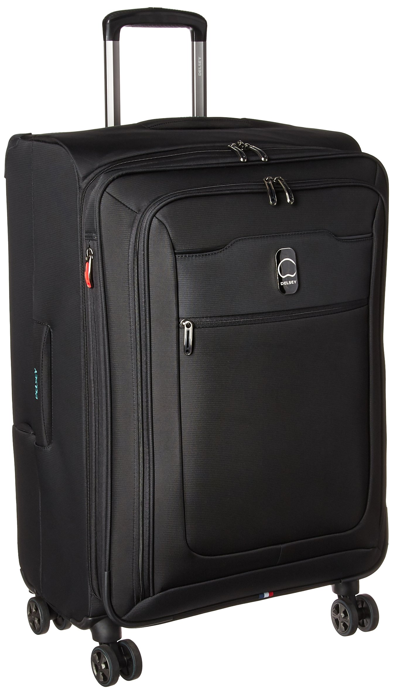 Delsey Luggage Hyperglide Medium Checked Luggage Lightweight Spinner