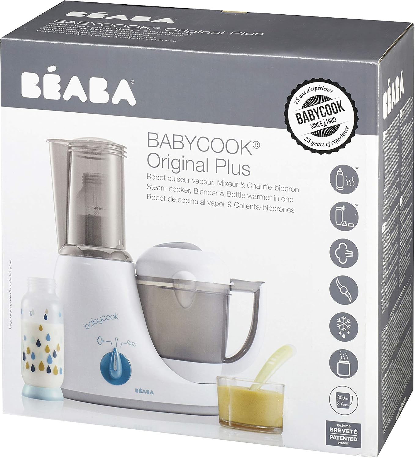 Beaba Mixeur Cuiseur Babycook Original Plus Fonction Sterilisateur Amazon Fr Bebes Puericulture
