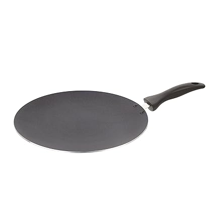 Nirlon Non-Stick Aluminium Tawa, 28.5cm, Black (NR48421)