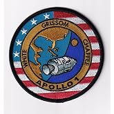 Apollo 1 Patch &ndash; Hook and Loop, 4"