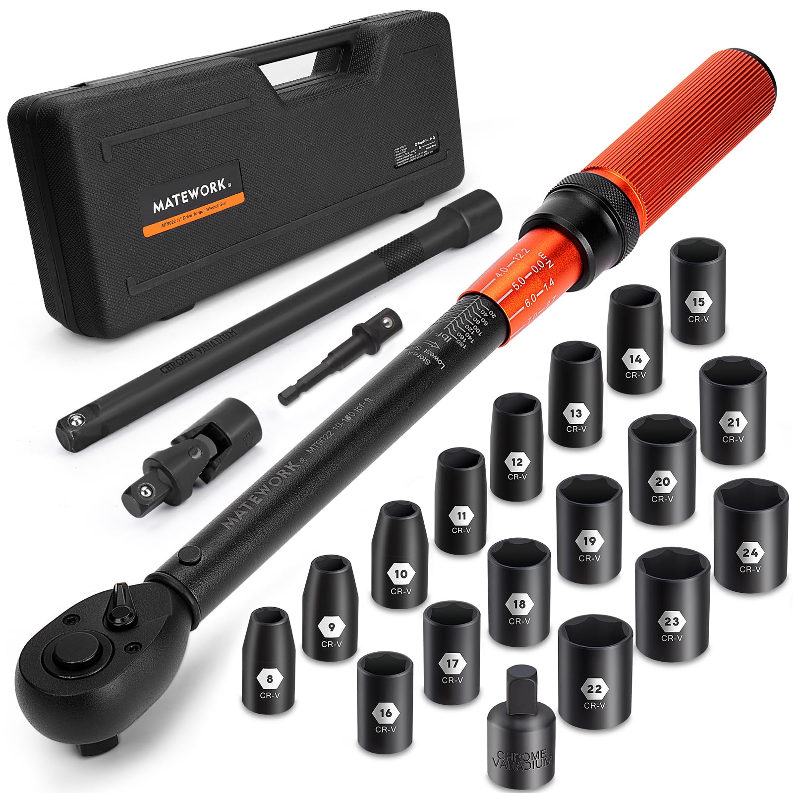 1/2-Inch Drive Torque Wrench Set