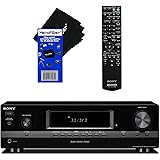 Sony 2 Channel 270W Hi-Fi Stereo Receiver with 5 Audio Inputs, 2 Audio Outputs & AM/FM Tuner + Remote Control + HeroFiber Ultra Gentle Cleaning Cloth