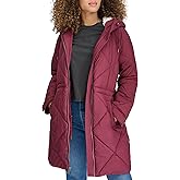 Levi's Women's Soft Sherpa Lined Diamond Quilted Long Parka Jacket (Standard & Plus Sizes)
