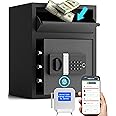 FORFEND Smart Home Safe Box | WiFi Safe with App Lock/Alarm | Voice Command, Kidnap Alarm, Tamper Detect, Frozen Mode, Sub Account | Digital Anti Theft