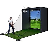Golf Simulator Cage with Impact Netting and All Poles