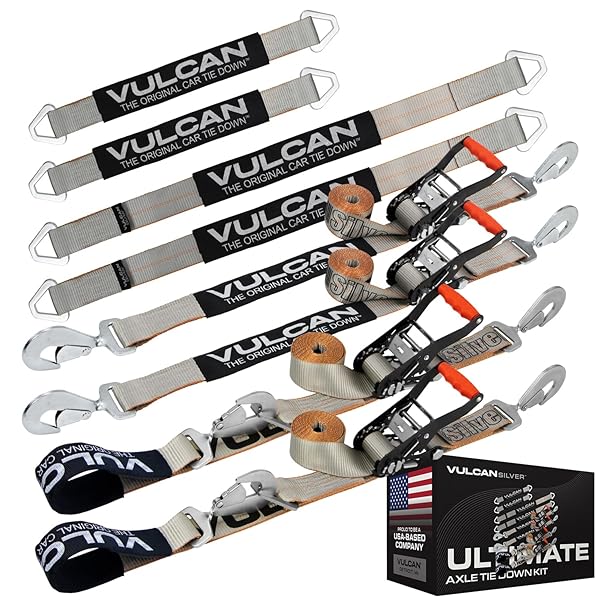 VULCAN ULTIMATE AXLE TIE DOWN KIT – SILVER...