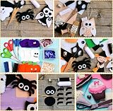 DIVINA VITAE Felt Sheets 7 x 11 in 10Pcs Black White Green Brown Red Craft view 3