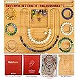 Enrichoice multifunctional bead boards set for design jewelry making with cover,beautiful inscription on the back,bracelet measurement bamboo beadboard, PVC necklace neading trays sizer measuring mats