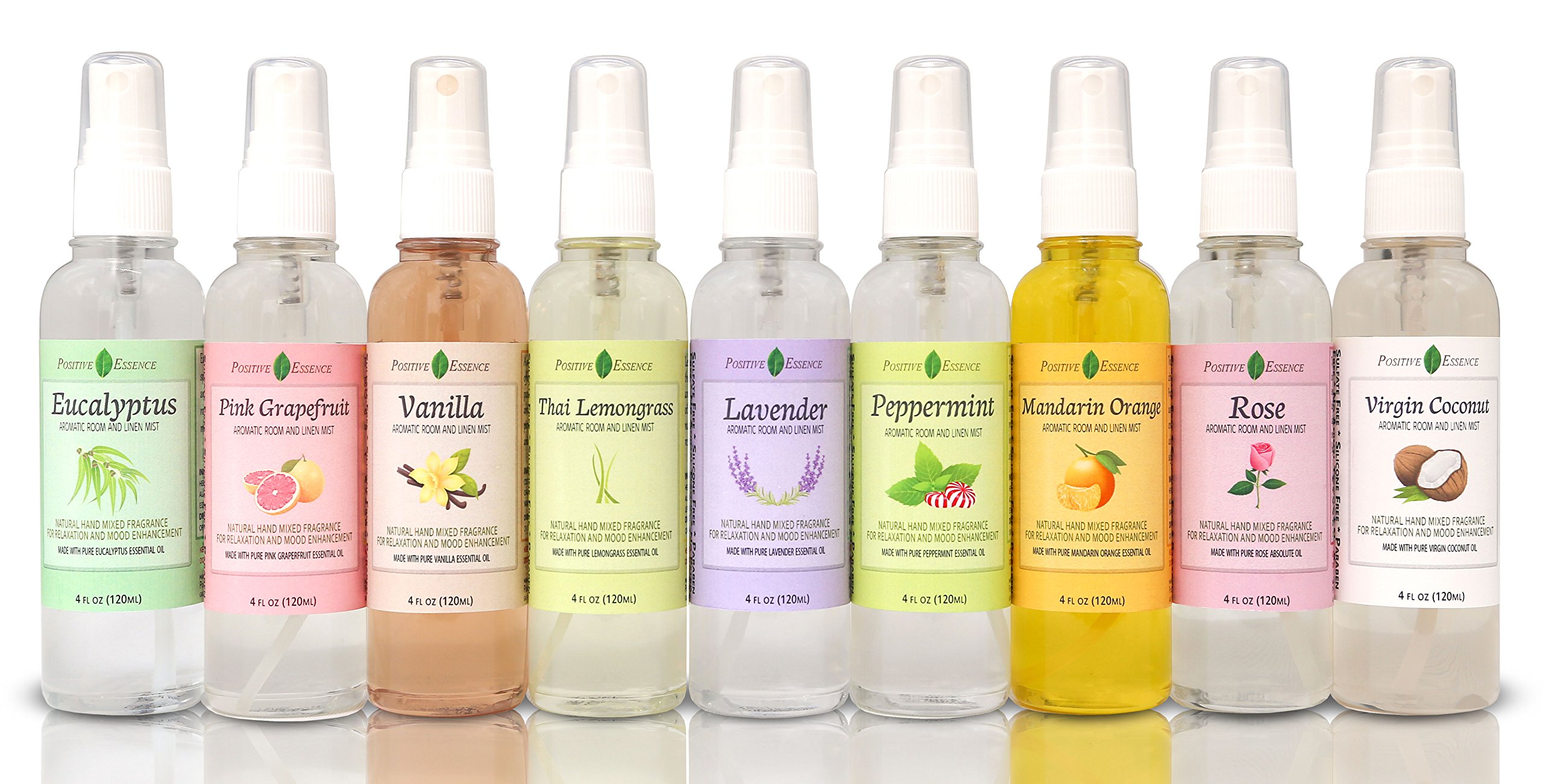 Positive Essence Lavender Linen & Room Spray Natural Aromatic Mist