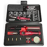 Master Appliance PI-20SiK Professional Cordless Butane Soldering Iron Kit [portable soldering station & heat tool] - Self-Ign