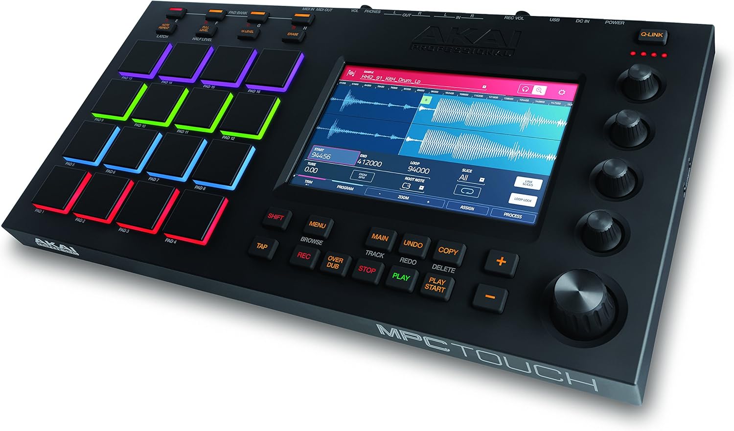 Amazon Com Akai Professional Mpc Touch Music Production Station With 7 Multi Color Touchscreen Musical Instruments