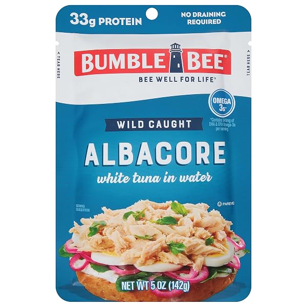 BUMBLE BEE CHUNK WHITE ALBACORE TUNA IN WATER,...