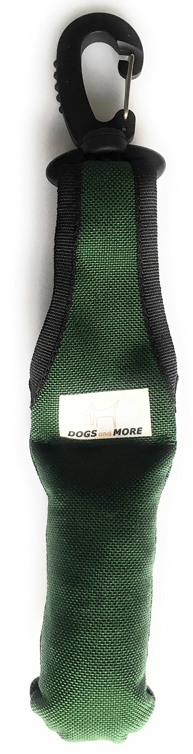 DOGS and MORE - Bringsel with Light Swivel Snap Hook in Green (Referral Dummy)