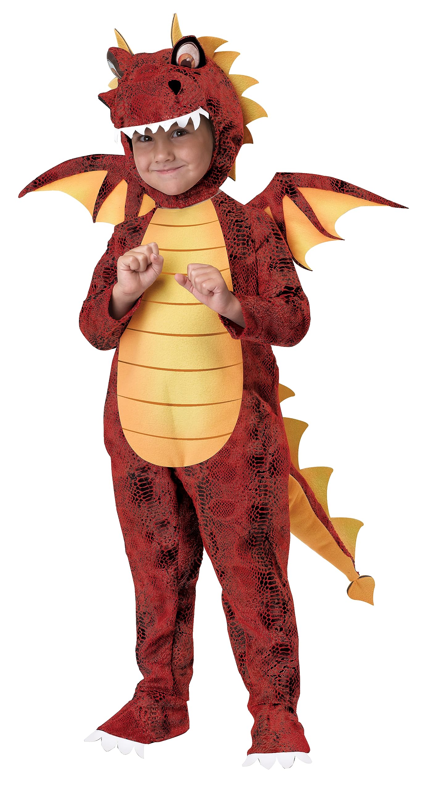 Photo 1 of Toddler Fire Breathing Dragon Costume 4T,Red