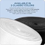 Realm Flat Elastic Band Sewing Crafts DIY 1/4 Inch 5m White view 7