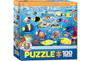EuroGraphics Tropical Fish 100Piece Puzzle, Multi-Colored