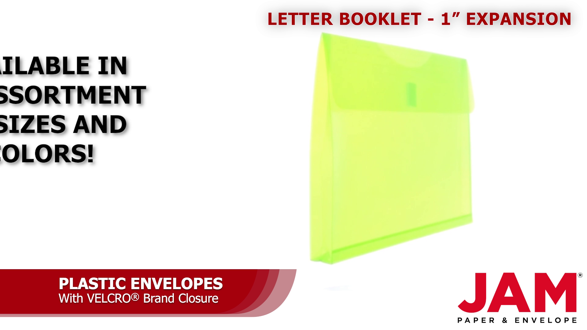 Amazon.com : JAM PAPER Plastic Expansion Envelopes with Hook