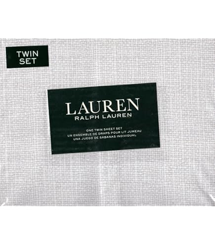 Amazon.com: Lauren Ralph Lauren 3 Piece Twin Size Striped Sheet